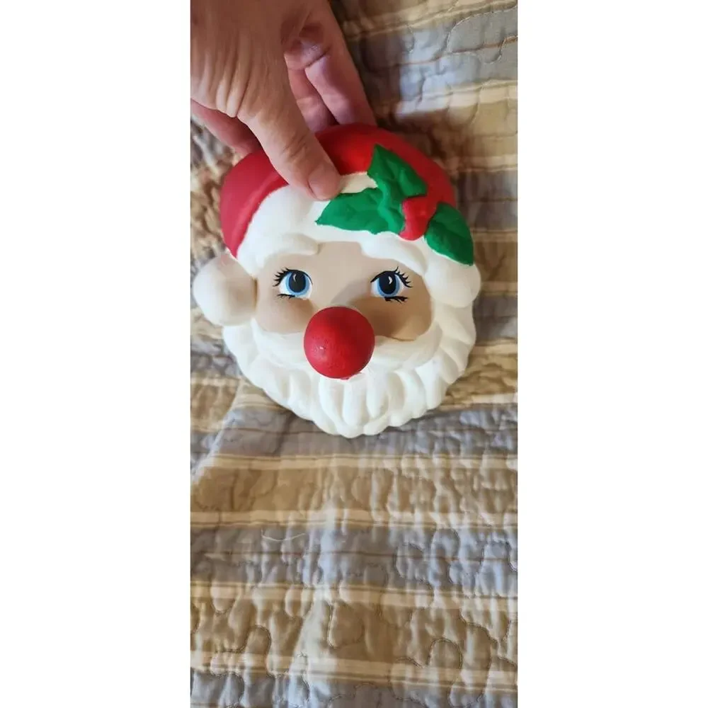 Vintage Musical Santa Wall hanger